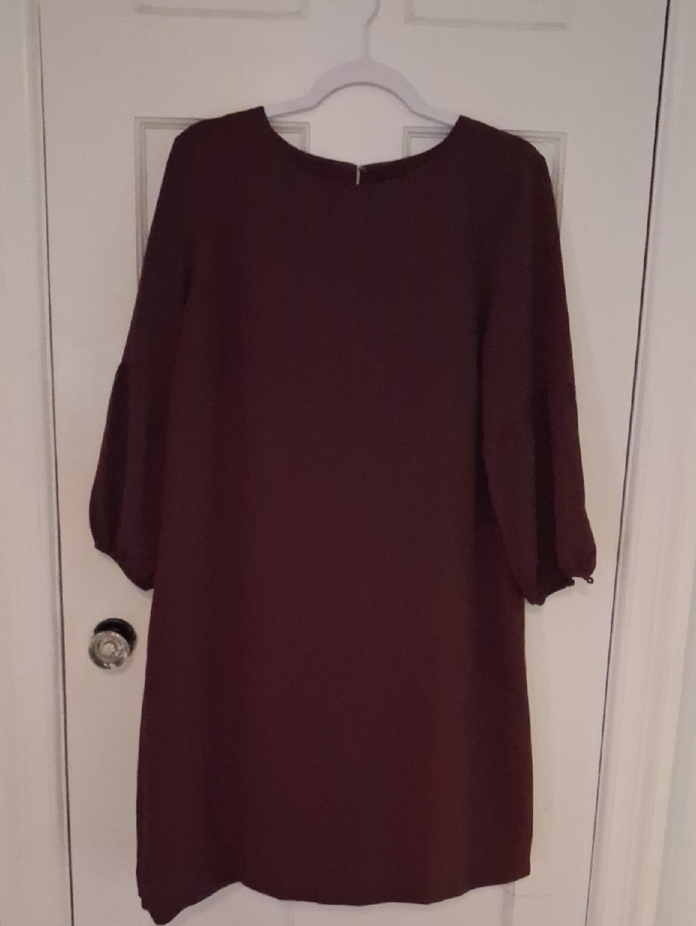 Ann Taylor Plum Midi Shift Dress